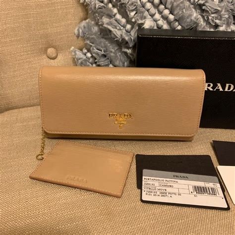 prada portafoglio pattina wallet|Authentic PRADA Portafoglio Pattina Wallet 1MH132 Red Leather .